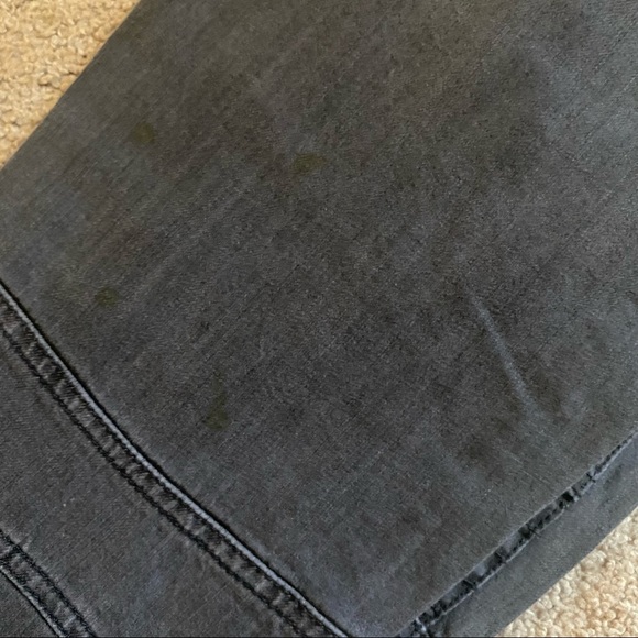 NEW Gray Distressed Vintage Moto Jeans - Picture 13 of 13